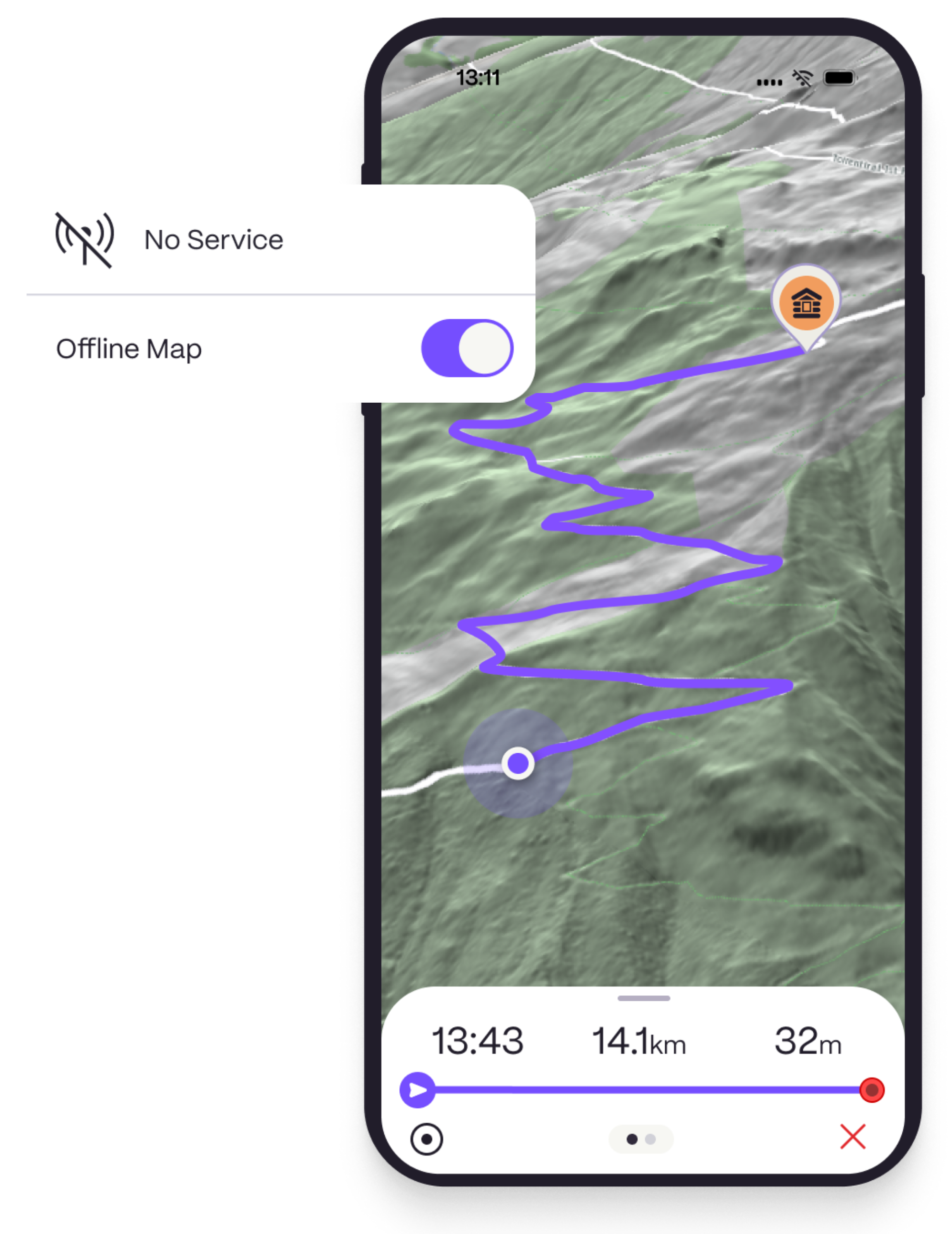 mobile device showing the feature